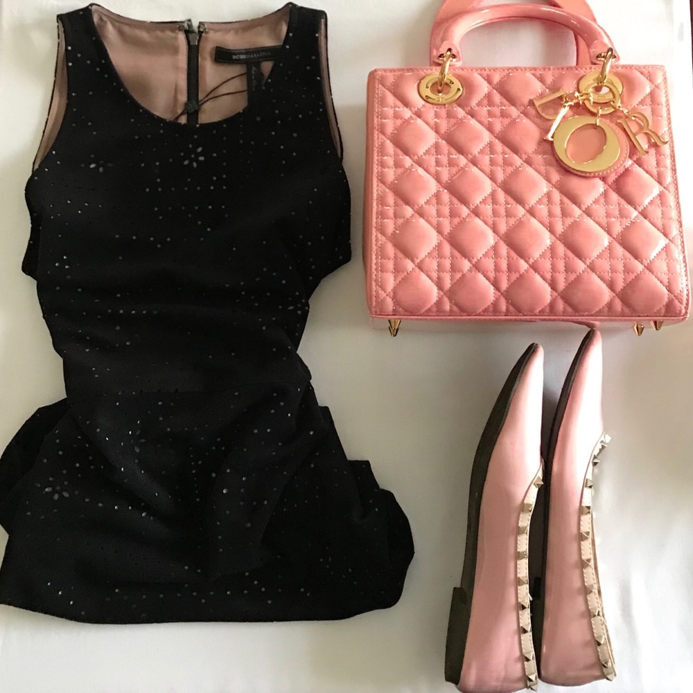 BCBGMAXAZRIA Caralyn Halter Neck Open Back Tank